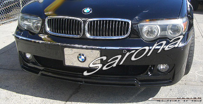 Custom BMW 7 Series Front Bumper  Sedan (2002 - 2004) - $690.00 (Manufacturer Sarona, Part #BM-002-FB)
